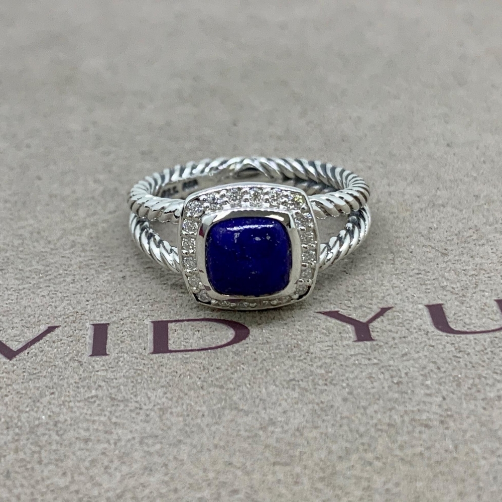 David Yurman Petite Albion Ring Lapis Lazuli